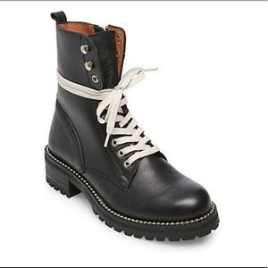 Steve Madden Jane/Jean combat moto boot